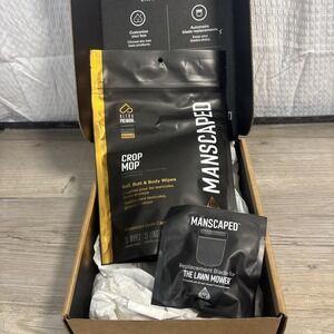 Set of Manscaped Crop Mop First On-The-Go Ball Wipes 15, The lawn mower Blade
